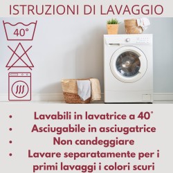 5 - Tovaglia da tavolo Lara Morada in tessuto loneta di cotone con stampa digitale