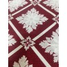 2 - Gran Foulard copritutto in tessuto Loneta Lara Morada stampato dis Arabesque